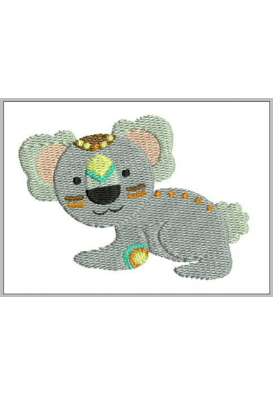 Pet039 - Cute Tribal Koala